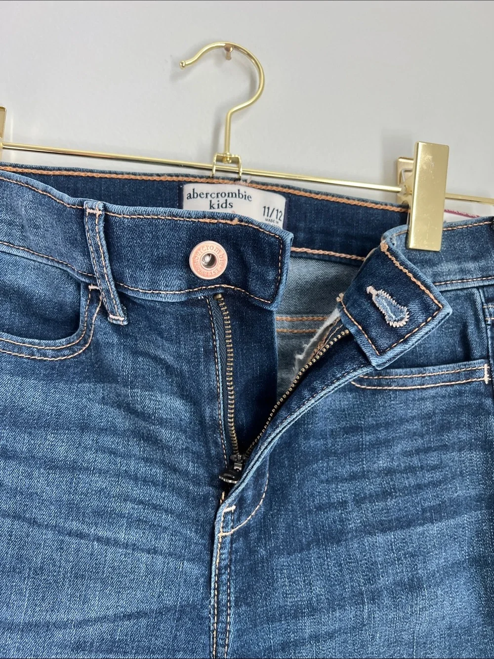 abercrombie kids | High-Rise Jean Legging Dark Blue Wash NWT Size 11/12 Kids